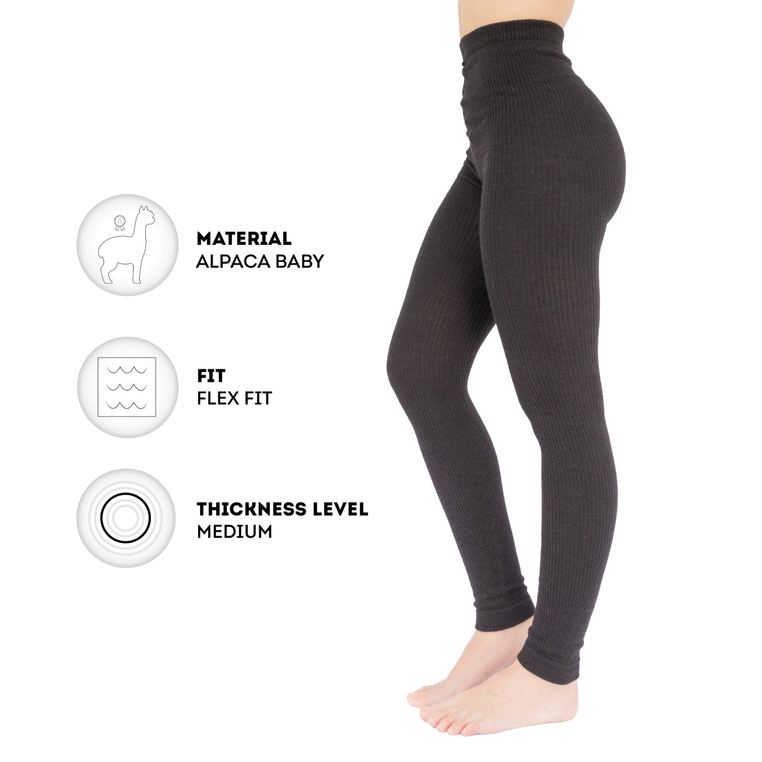 LEGGING/CALENTADOR BABY ALPACA ACANALADA