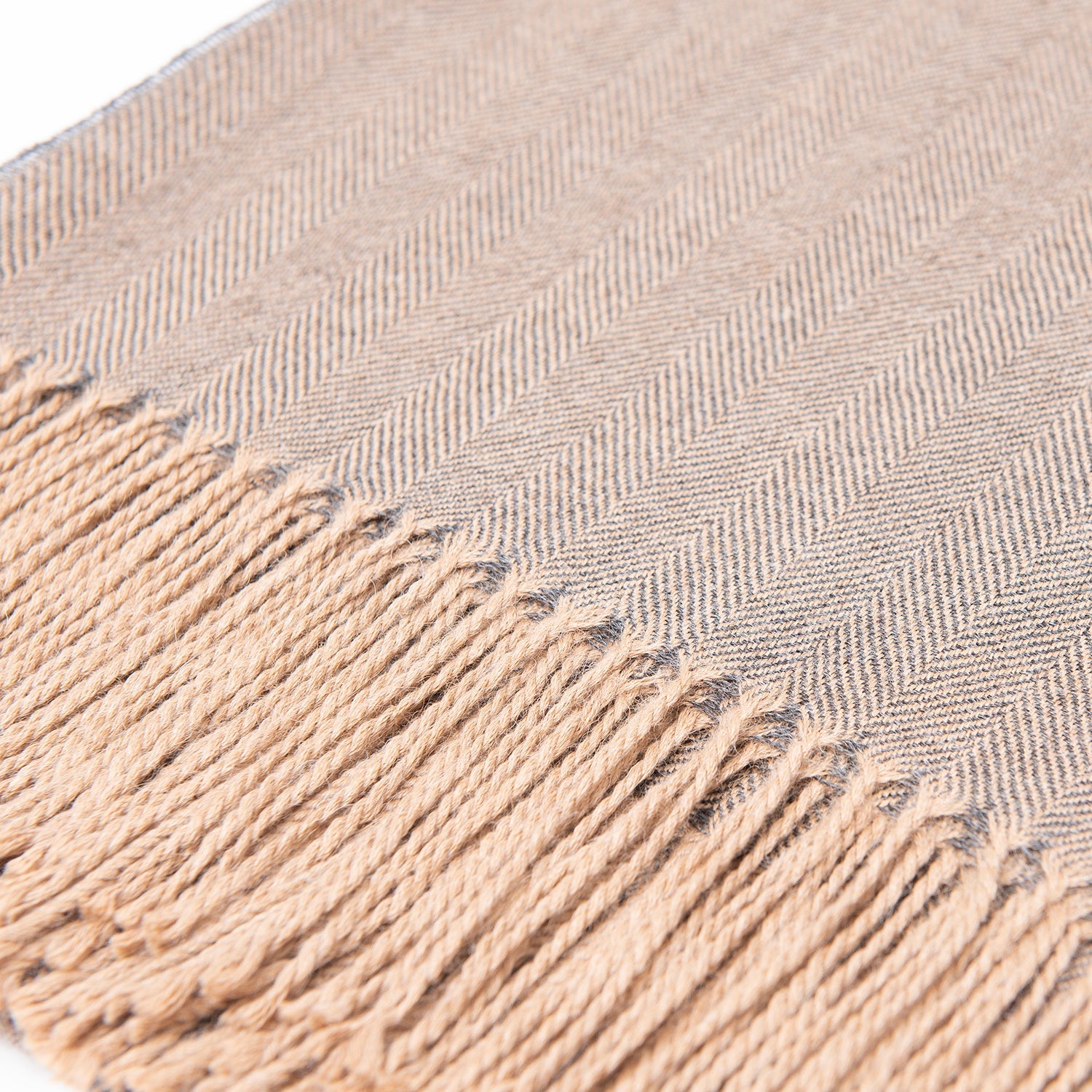 Manta Baby Alpaca Coropuna Marrón/Beige