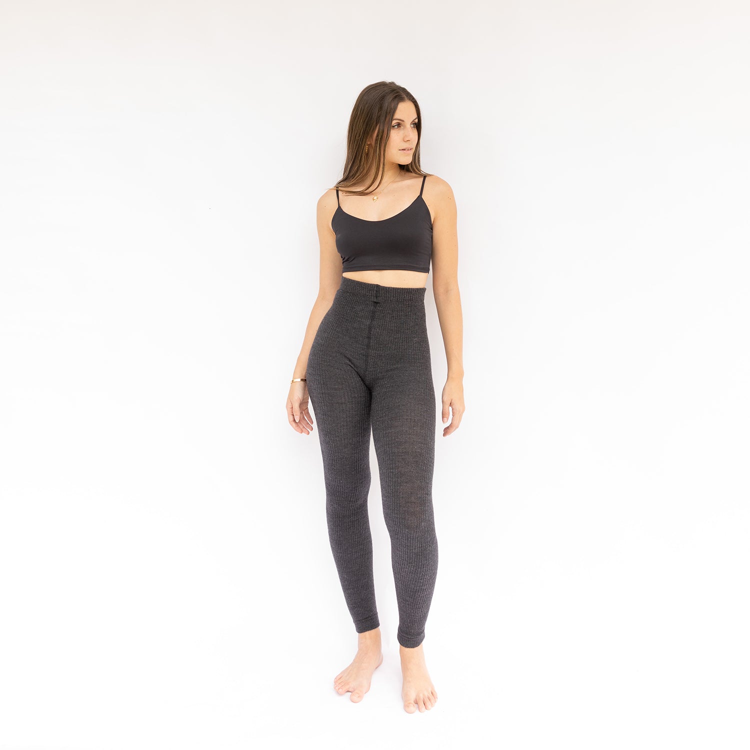 Leggings Baby Alpaca Premium Marengo