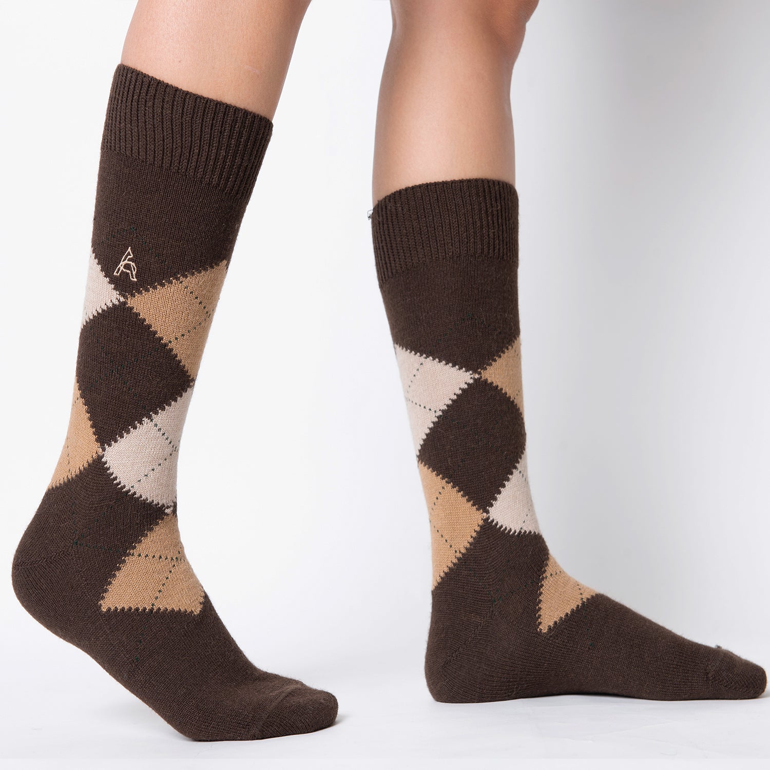 Medias de Baby Alpaca Intarsia