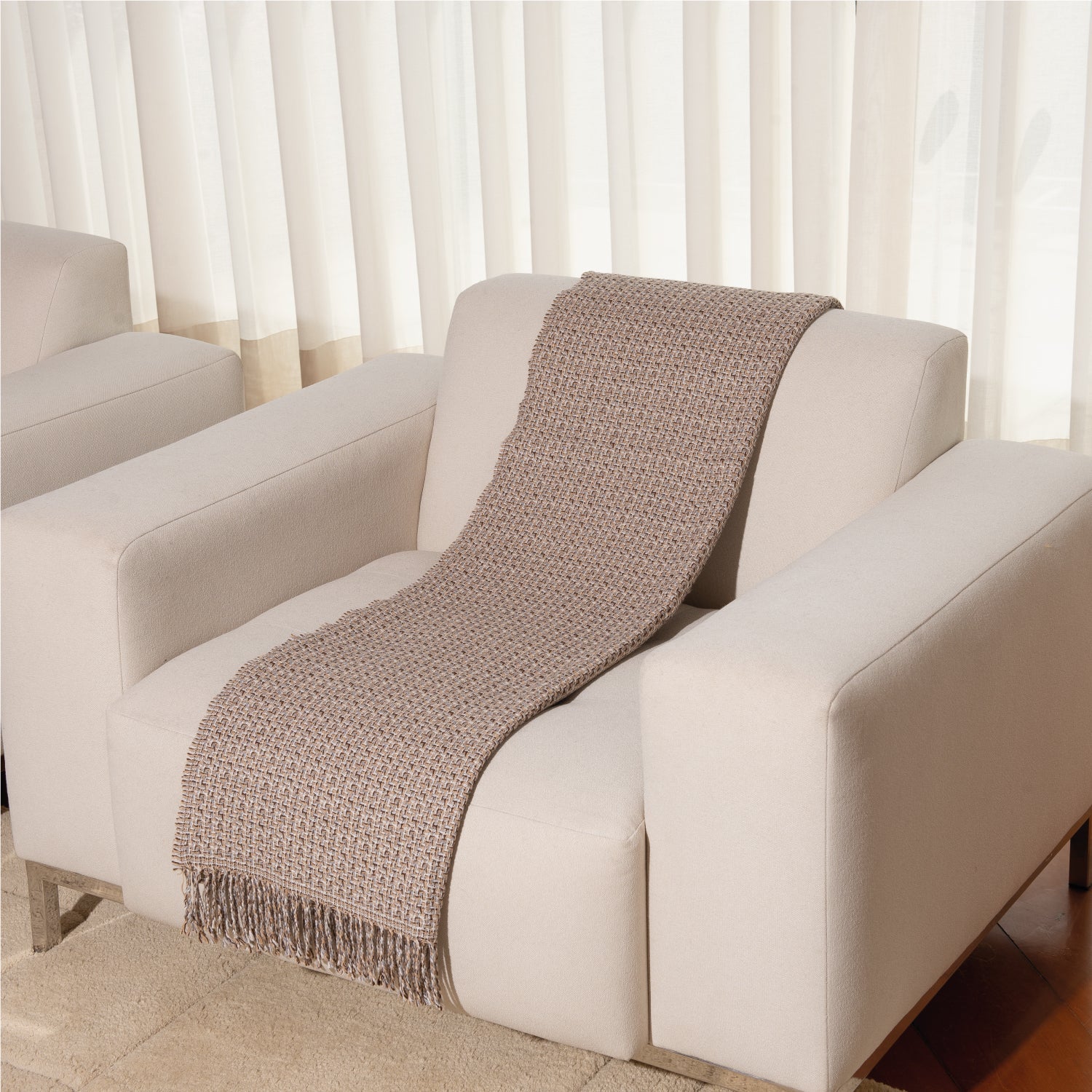 Manta Trinity Condoriri Marrón/Beige