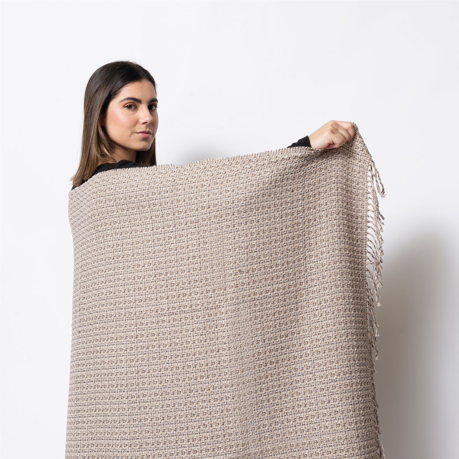 Manta Trinity Condoriri Marrón/Beige