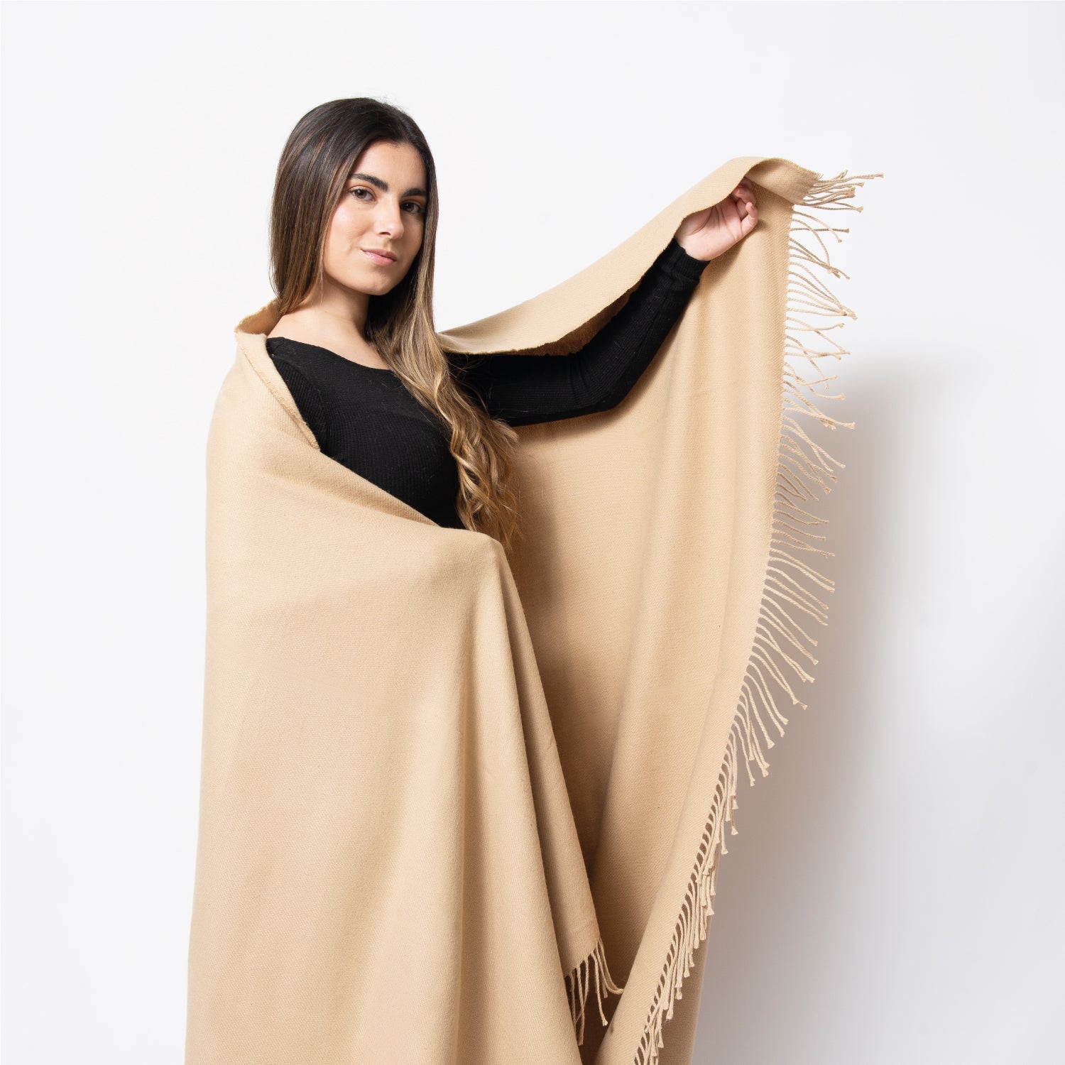 Manta Trinity Carabaya Beige