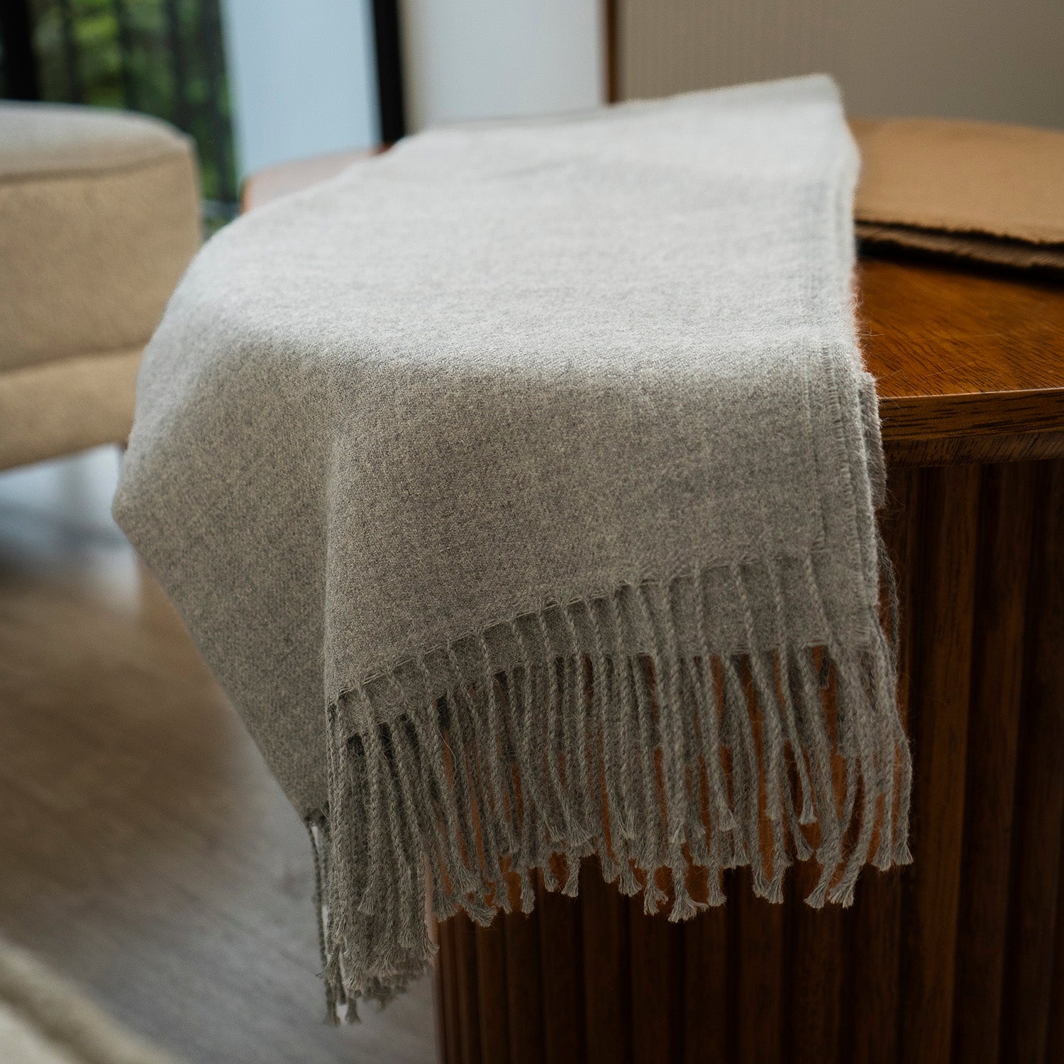 Bufanda Baby Alpaca Solid Perchada