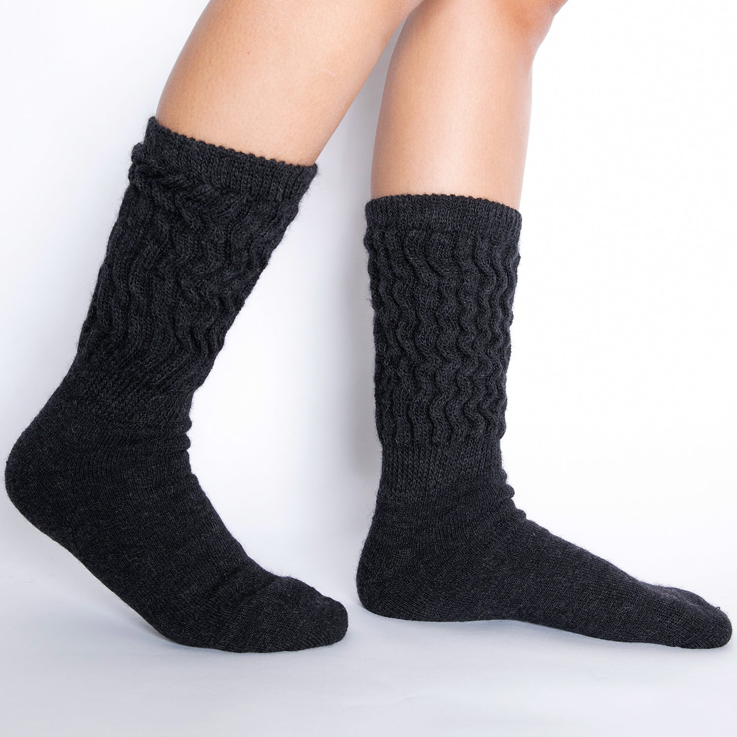 MEDIAS GRUESAS DE ALPACA AFELPADAS IDEALES PARA DIABÉTICOS