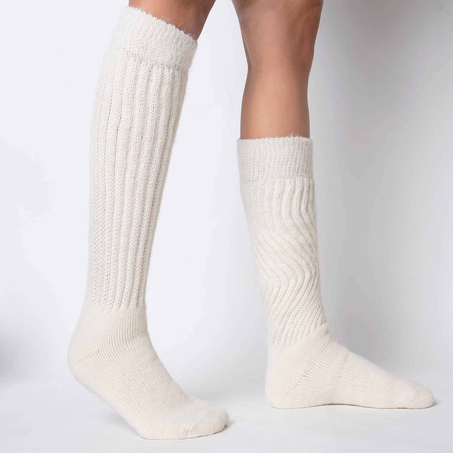 MEDIAS DE ALPACA TOTALMENTE AFELPADAS IDEALES PARA EMBARAZADAS Y DIABÉTICOS